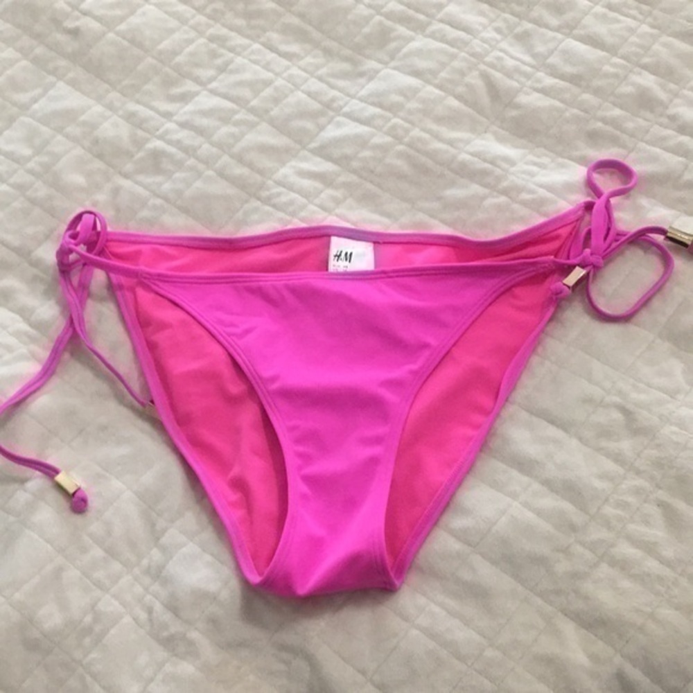 Hot pink bikini bottom
